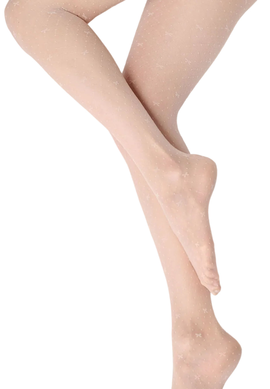 Graceful Sheer Bow Tights