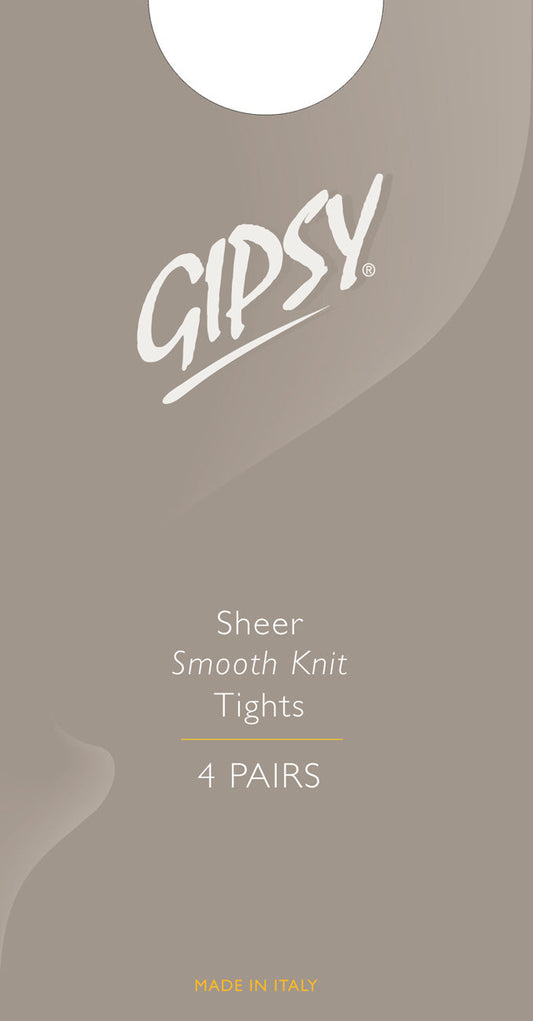 Sheer Smooth Knit Tights (4 Pair Pack) 1000