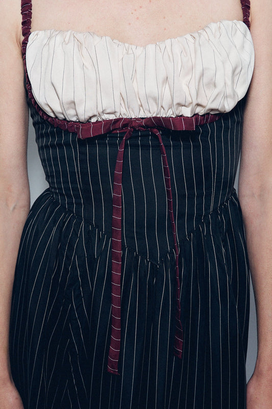 Pirate Queen Tencel Stripe Dress