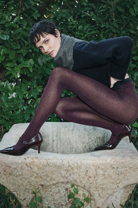 Lightning Burgundy Tights