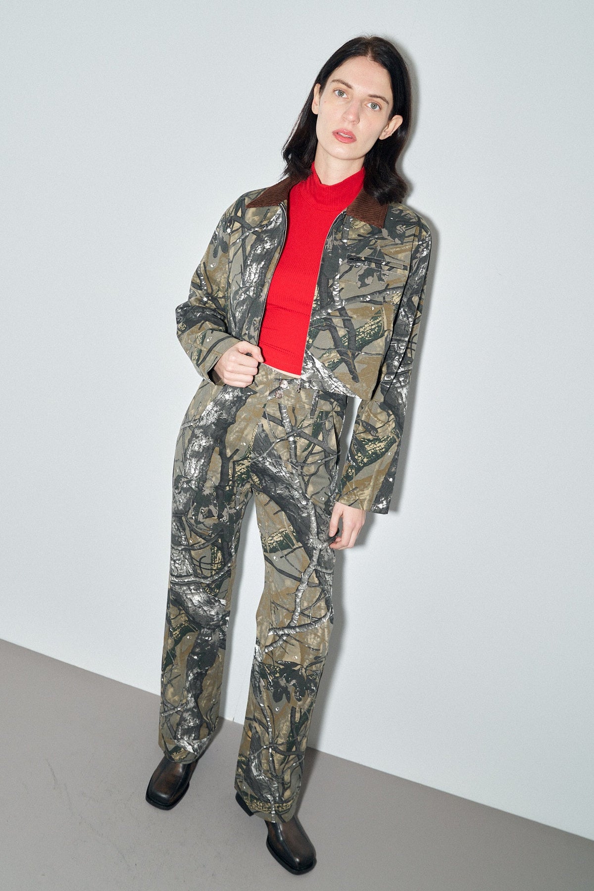 Forest Camo Canvas Pants