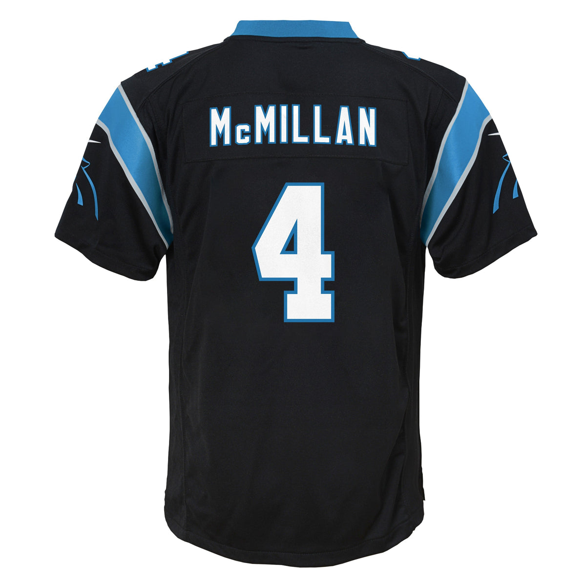 Youth Tetairoa McMillan Carolina Panthers Black Nike Game Jersey