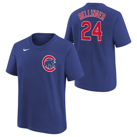 Youth Chicago Cubs Cody Bellinger Nike Royal Blue Name & Number T-Shirt