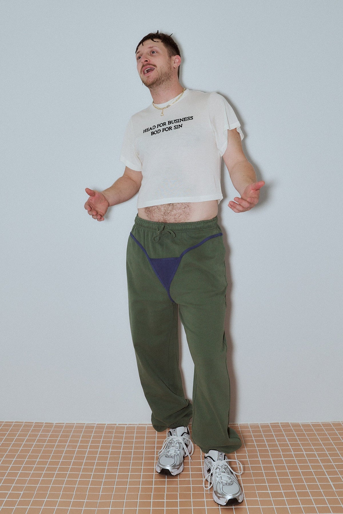 Bikini Bod Sweatpants Green/Blue