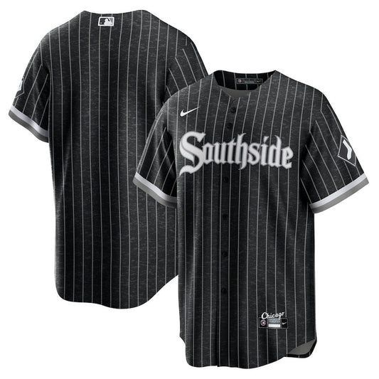Men's Chicago White Sox Nike Black Southside City Connect Replica Jersey
