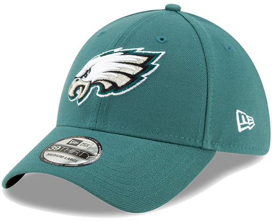 Men's Philadelphia Eagles New Era Midnight Green Team Classic 39THIRTY Flex Hat