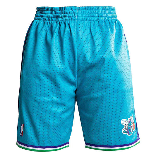 Charlotte Hornets Mitchell and Ness Hardwood Classics Teal 1999-2000 Swingman Shorts