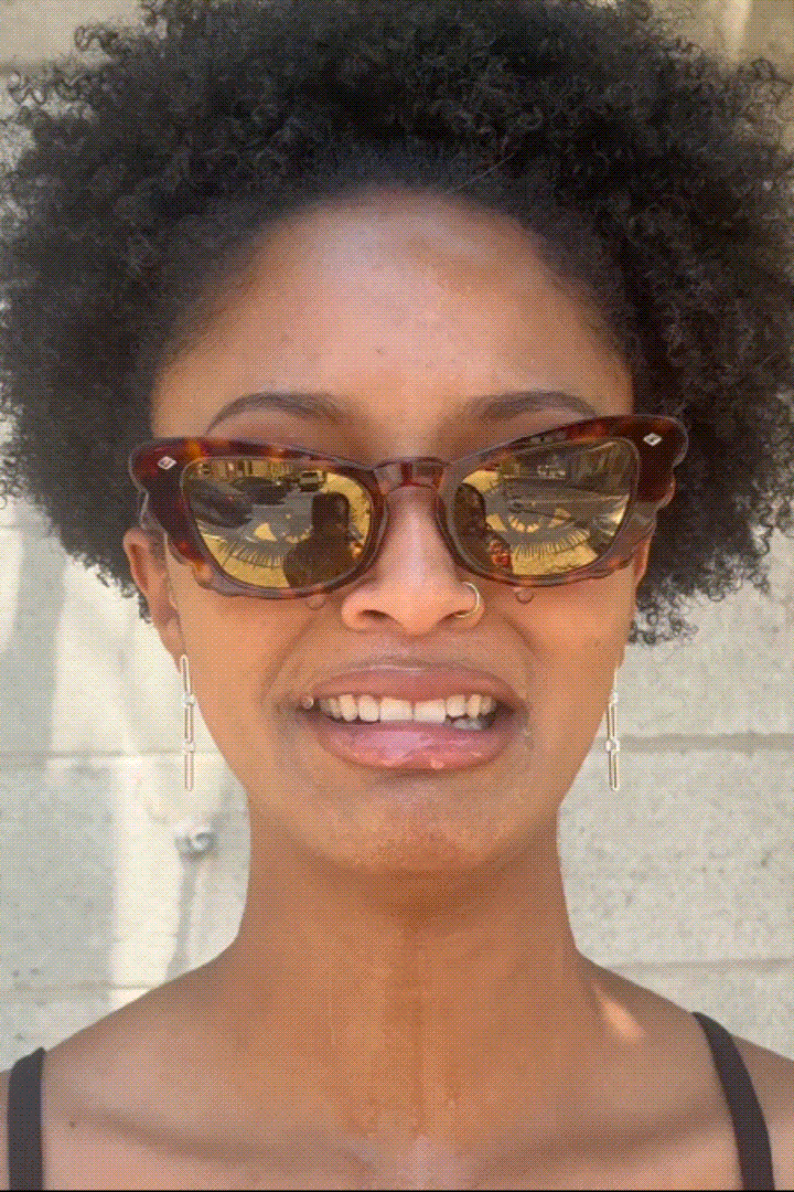 3 left - Butterfly Glamour Eyes Sunglasses Tortoise