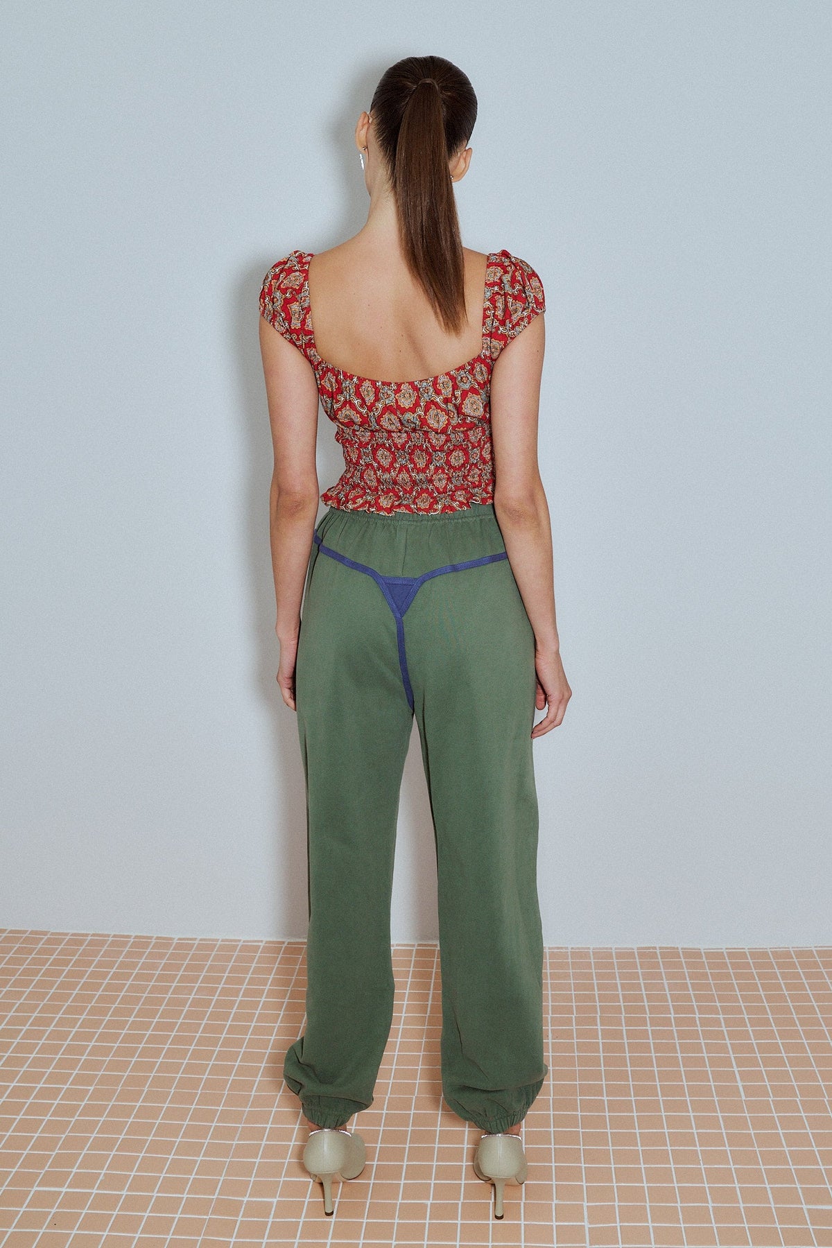 Bikini Bod Sweatpants Green/Blue