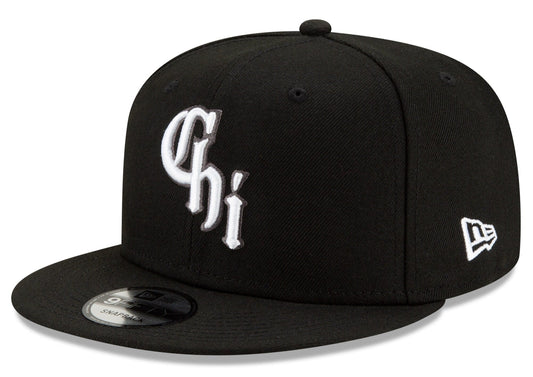 Men's Chicago White Sox New Era Black City Connect 9FIFTY Snapback Adjustable Hat