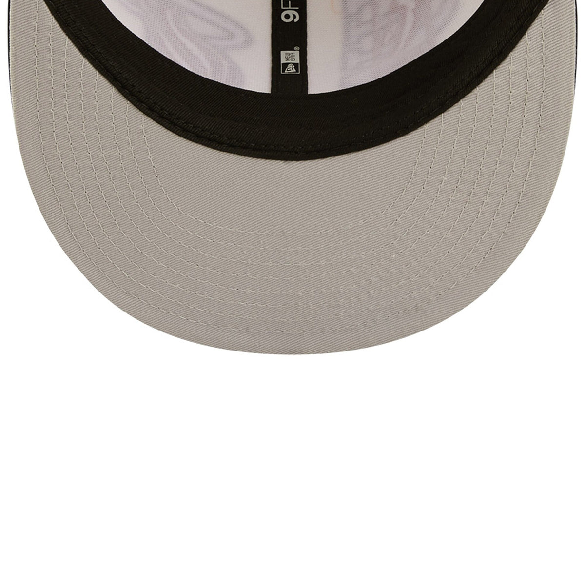 Miami Heat New Era 2022 NBA Draft 9FIFTY Snapback Adjustable Hat - Cream/Black