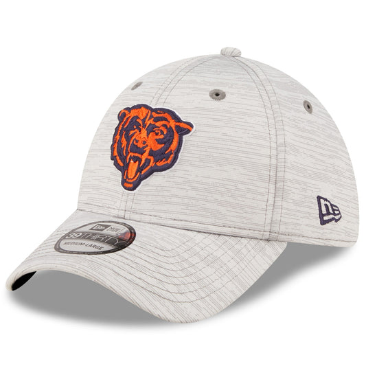 Men's Chicago Bears New Era Gray 2022 NFL Training Camp Official Coach Mascot 39THIRTY Flex Hat
